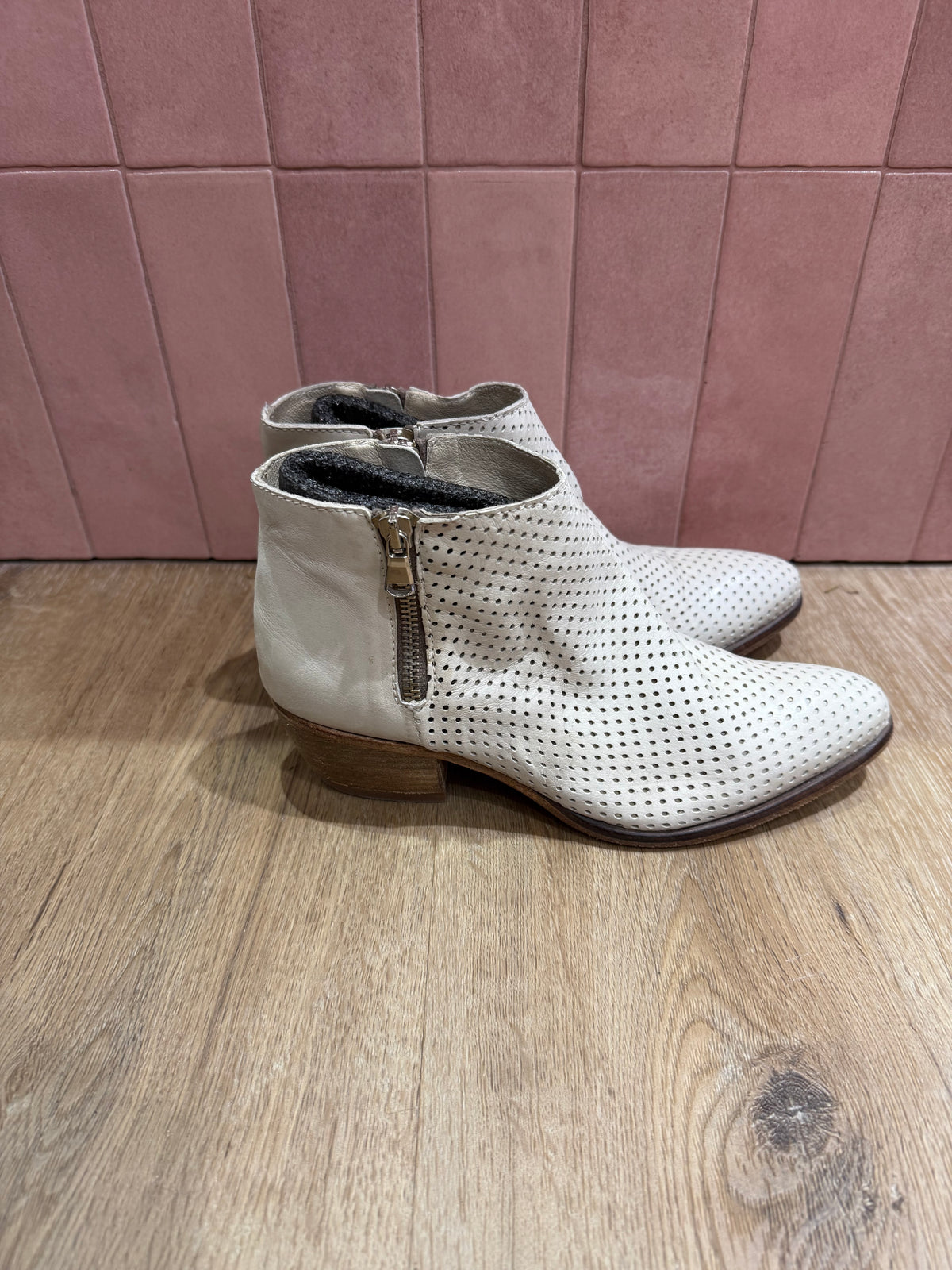 Bottines blanches Bisous Confiture — T.38