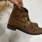 Bottines camel minelli daim cuir T.39