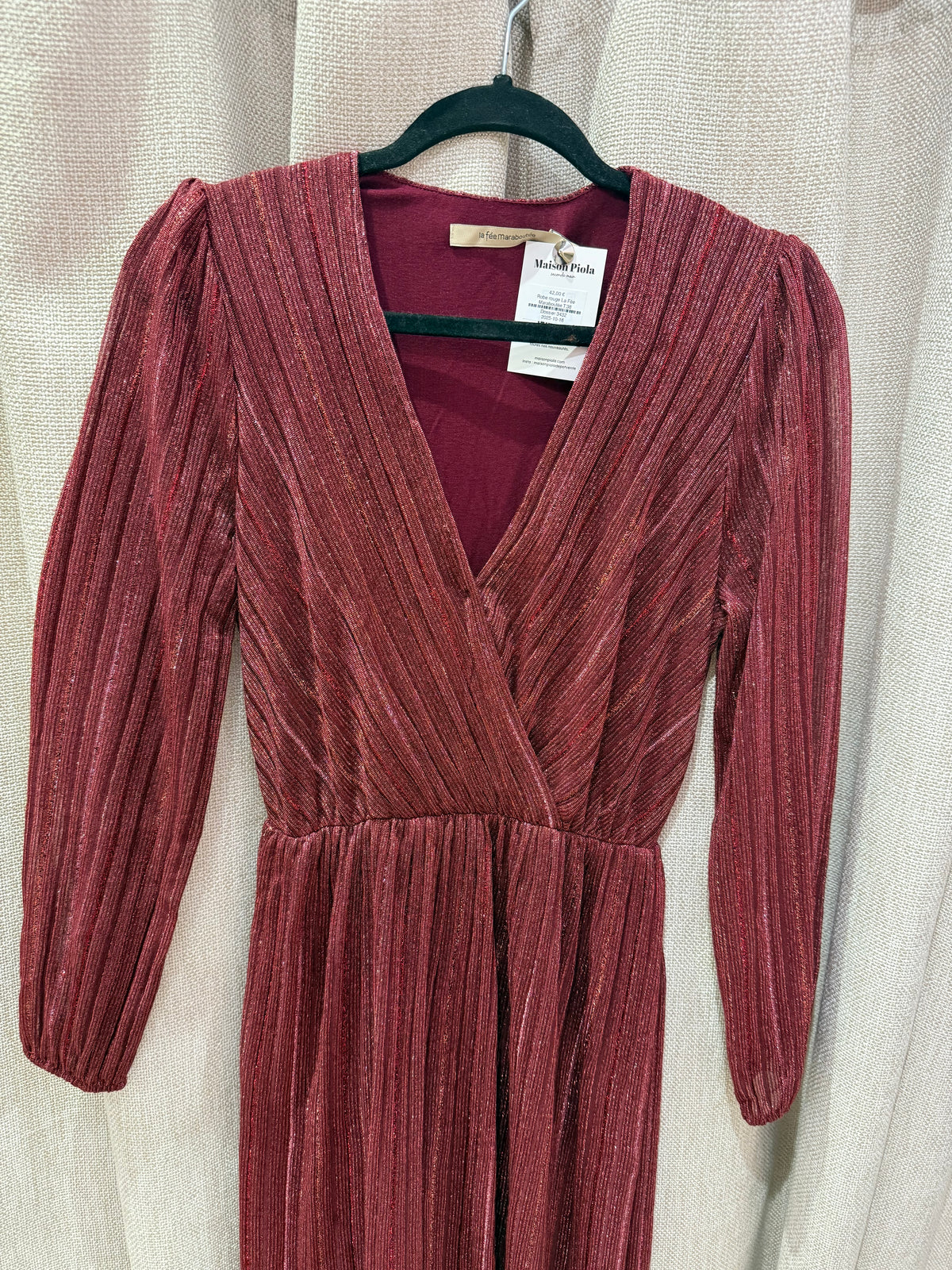 Robe rouge La Fée Maraboutée T.38