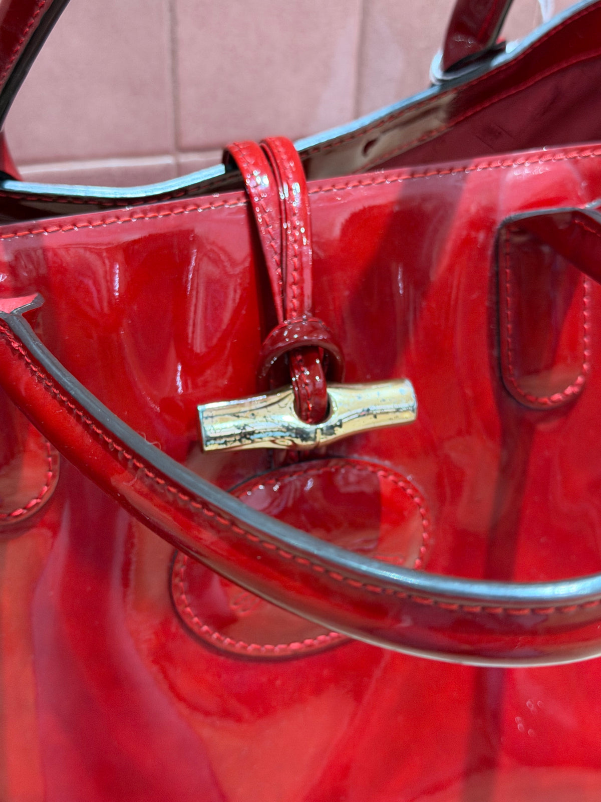 Sac Longchamp + compagnon rouge 22/10