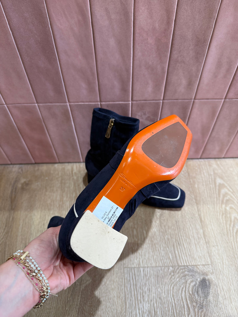 Bottines bleu Santoni 37