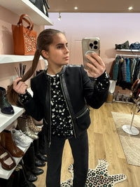 Veste en cuir Michael Kors T.S