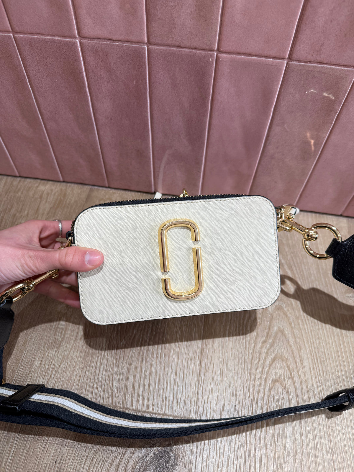 Sac Marc Jacobs beige noir