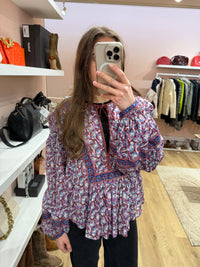 Chemise rose bleu Isabel Marant Étoile