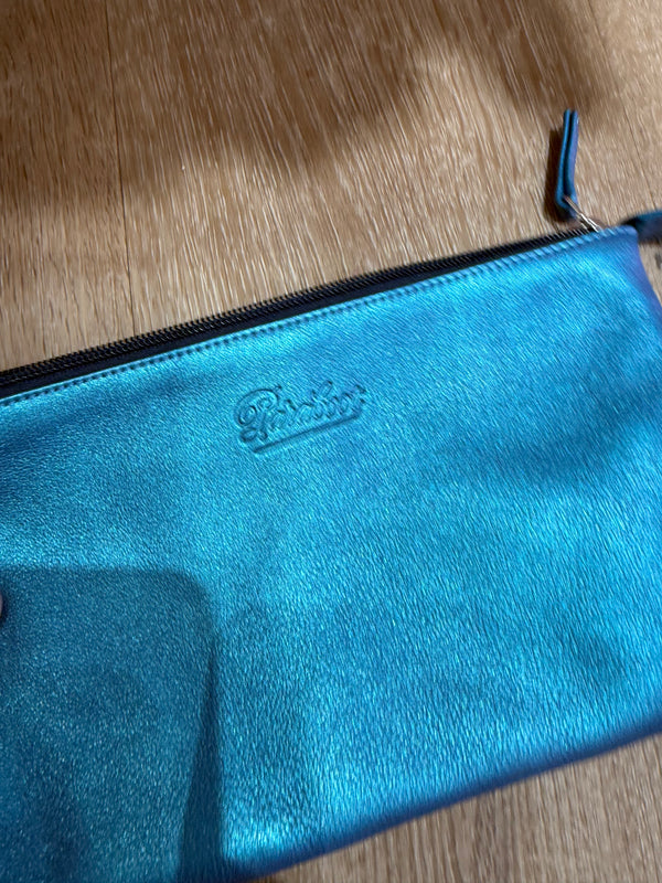 Paraboot pochette bleue cuir 02/06