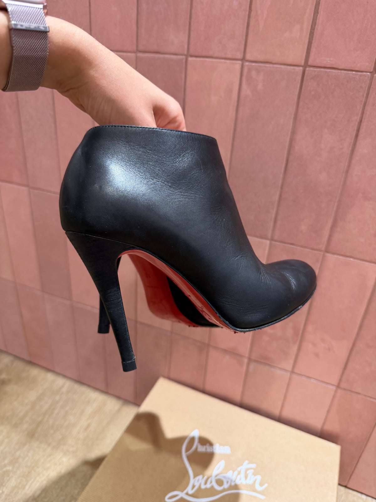 Bottines à talons Louboutin T.37 29/09