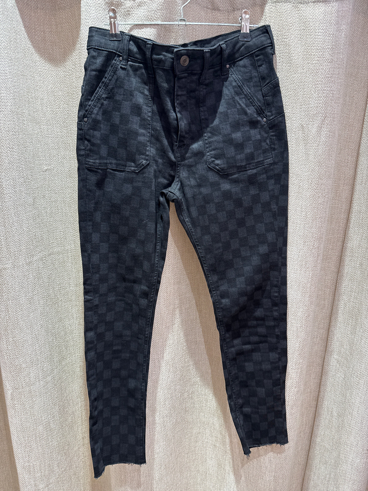 Jean noir IKKS damier T.36