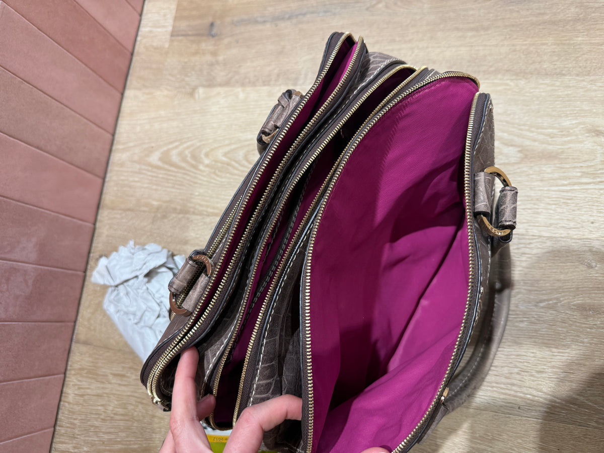 Sac lancel taupe cuir