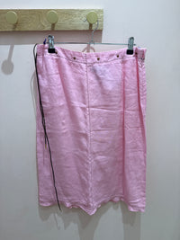 Jupe rose en lin Hernest T.L