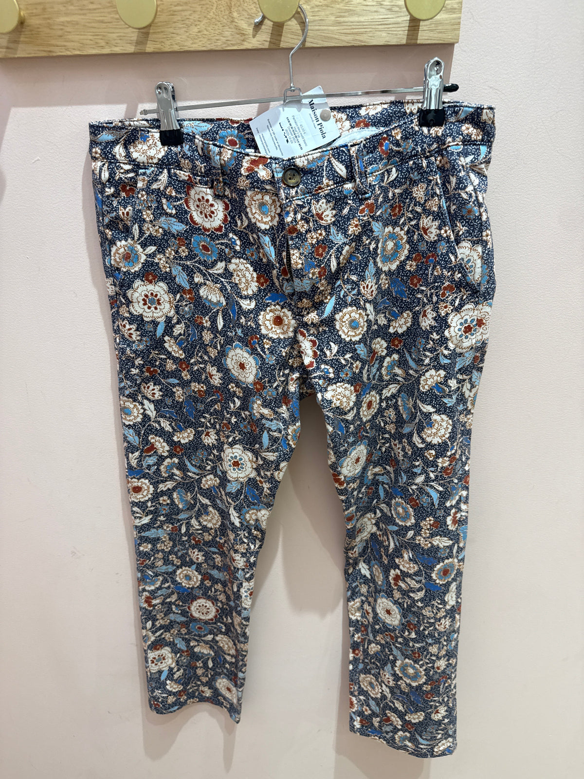 Pantalon bleu motif blanc Hod T.38