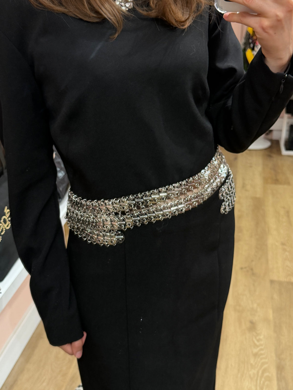 Ensemble Pinko noir top et jupe T.40 02/08