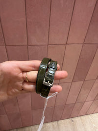 Lancel Bracelet en cuir vert 08/09
