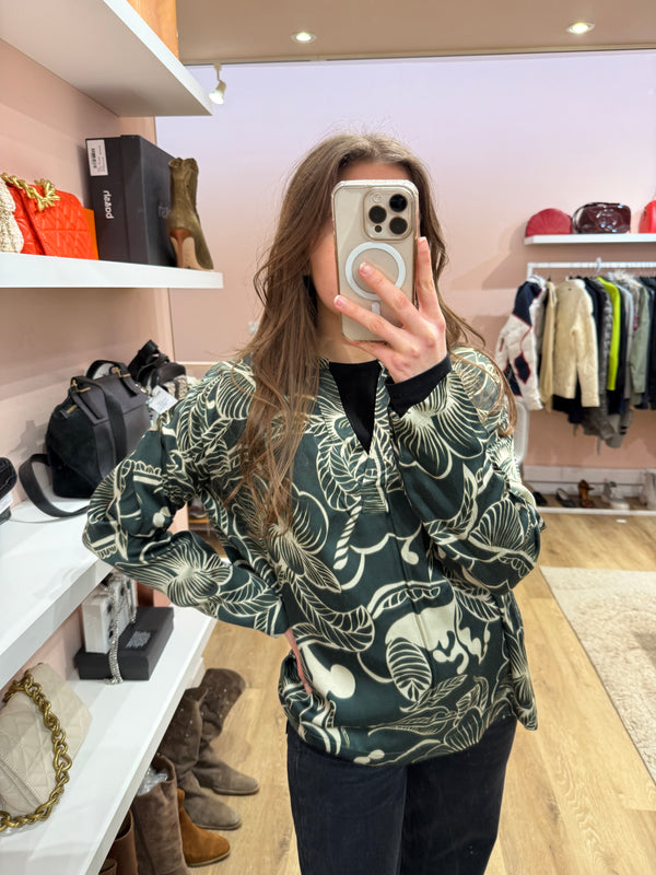 Chemise gris beige Diega T.M