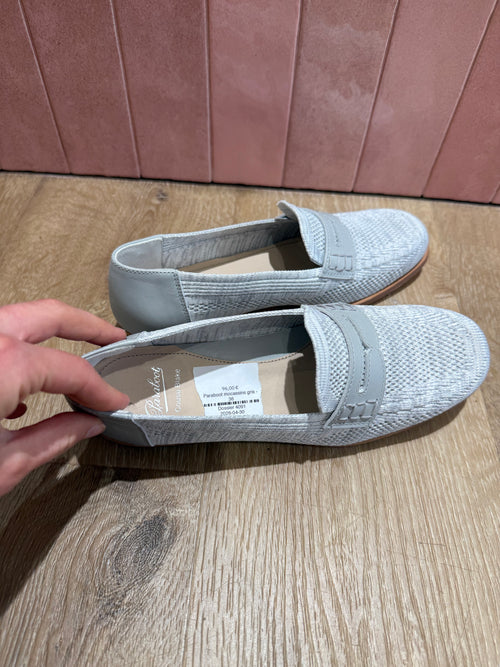 Paraboot mocassins gris T.36