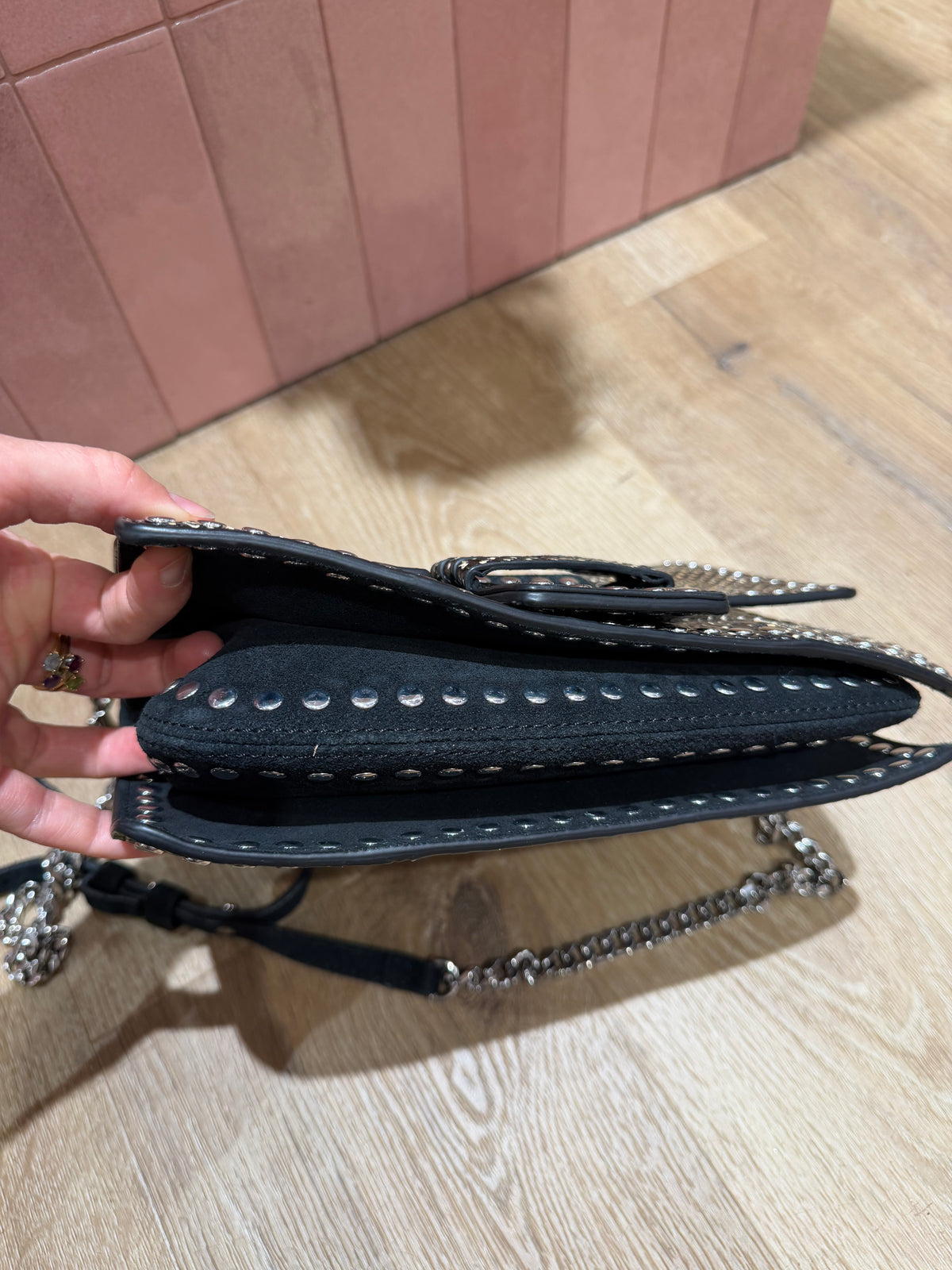 Sac noir et gris Great by sandie en cuir 20/10