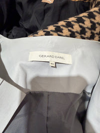 Veste en cuir Gérard Darel grise T.40 14/09