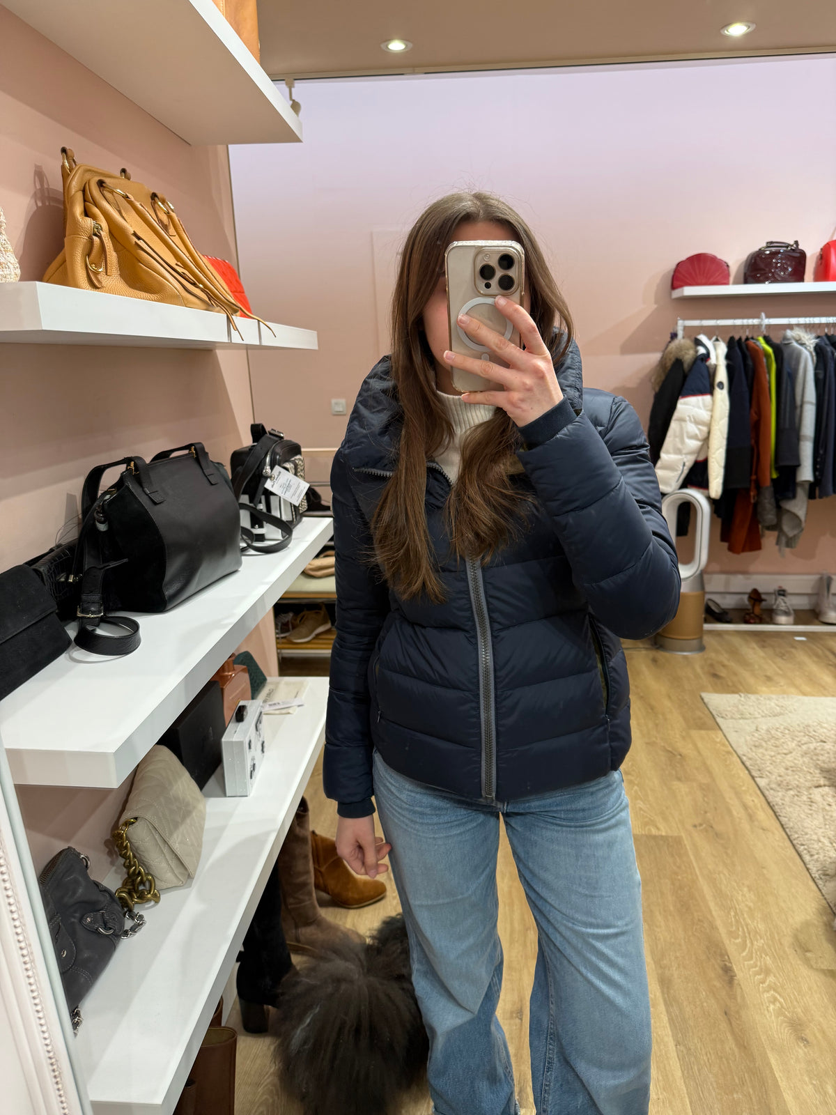 Doudoune bleu marine Colmar T.S