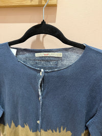 Gilet Acoté Marron et bleu T.M