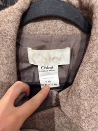 Chloé - Manteau marron - T.38 07/09