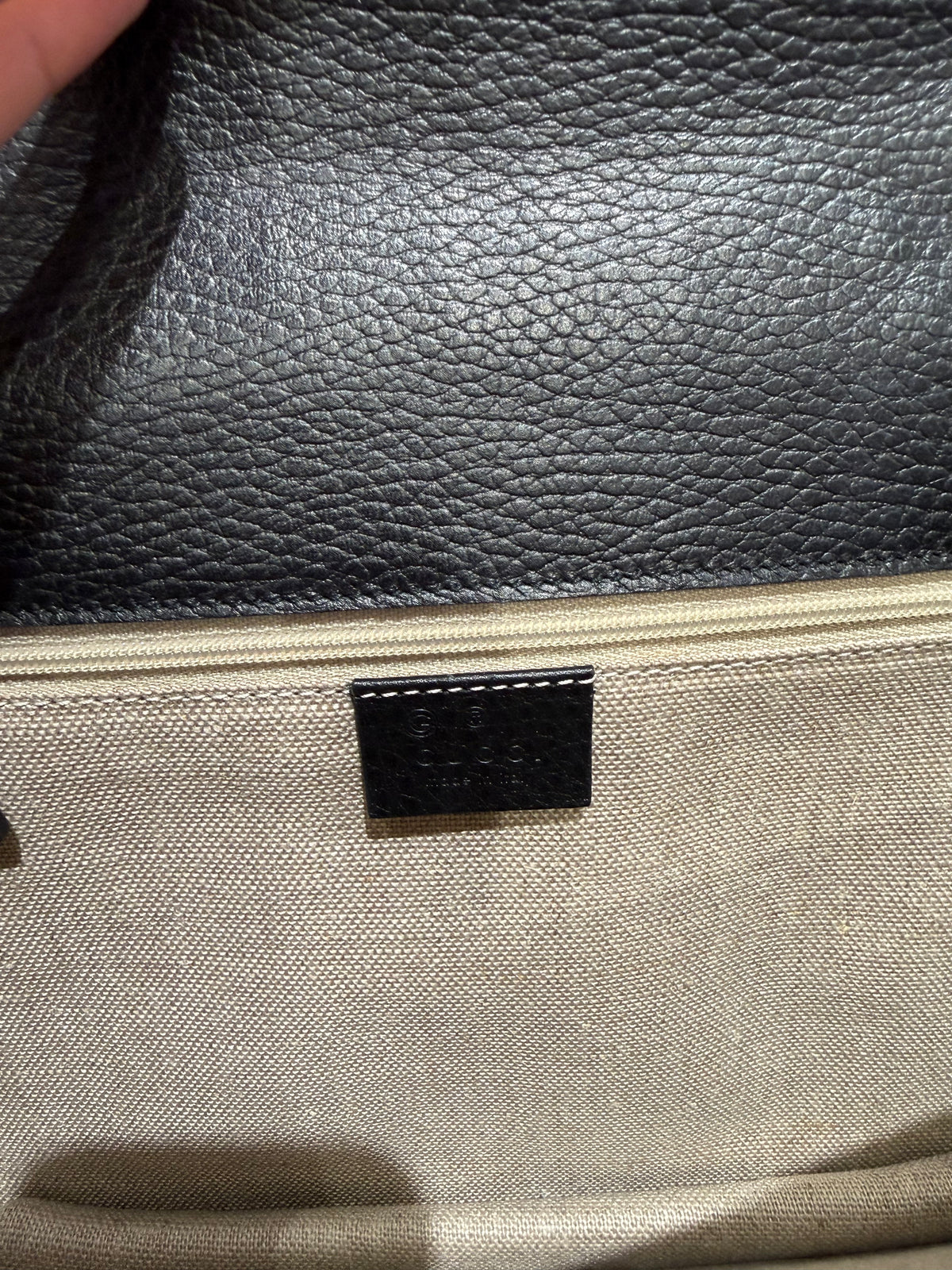 Sac gucci noir interlocking 26/05 vente privée