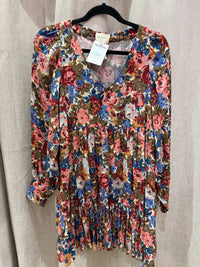 Robe 36 Sézane Rose et bleue