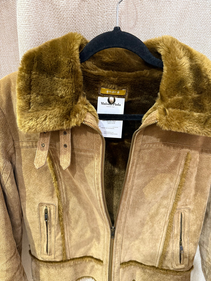 Veste Marron Croute de port André T.M