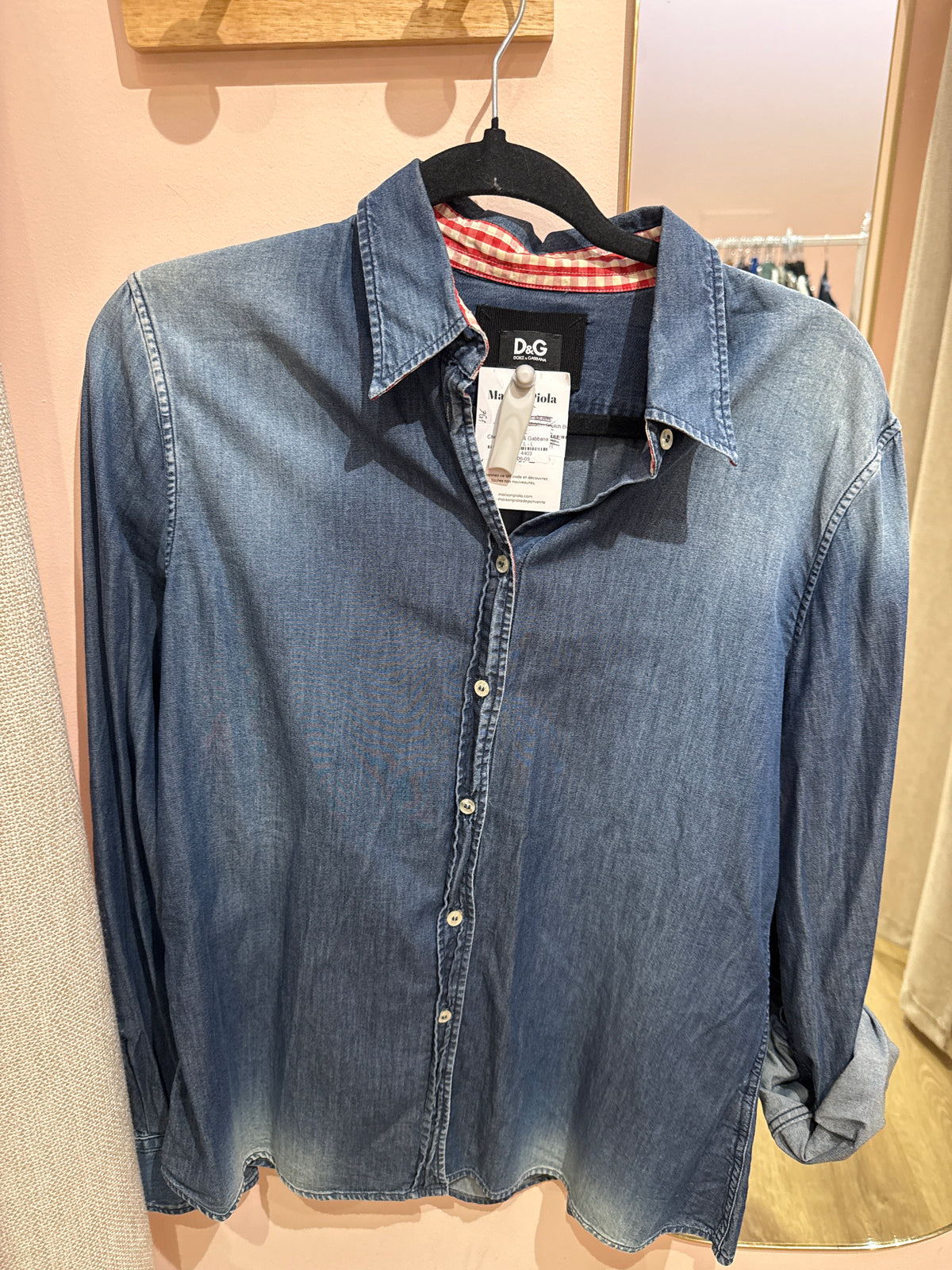 Chemise Dolce & Gabbana en jean T.L