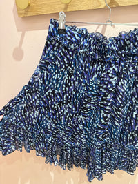 Jupe Isabel Marant Violette et bleue T.38