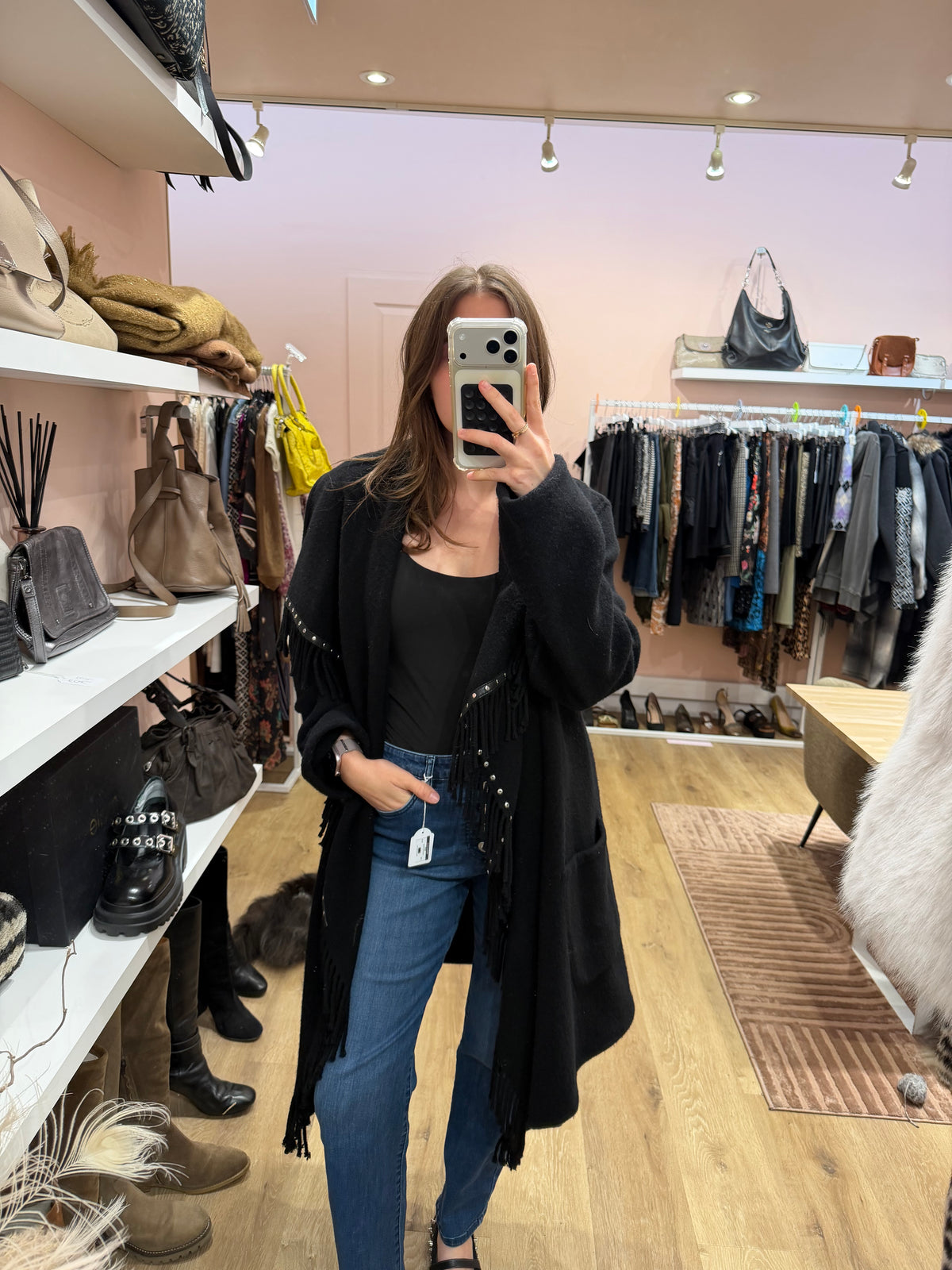 Manteau franges the kooples T.U 15/10