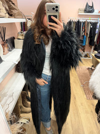 Veste longue en fausse fourrure Zadig & Voltaire T.38 12/10