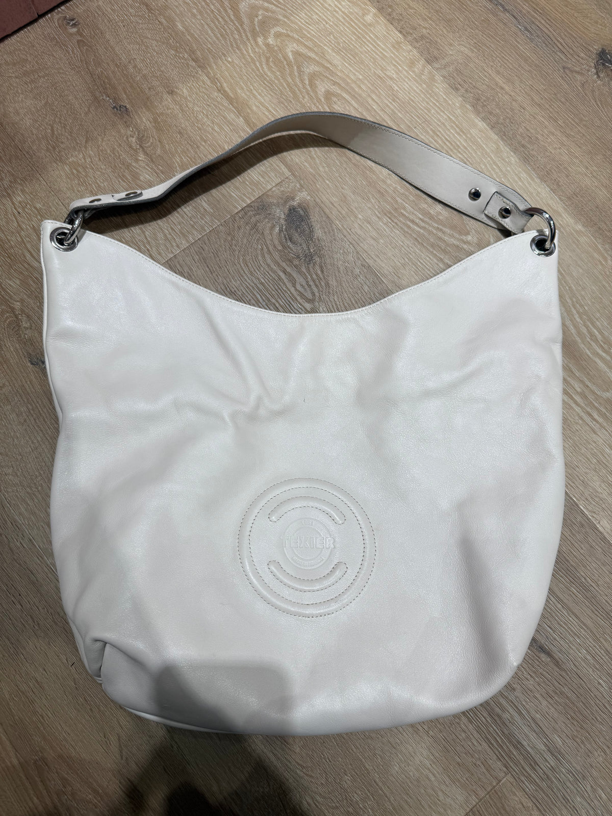 Sac blanc Texier cuir