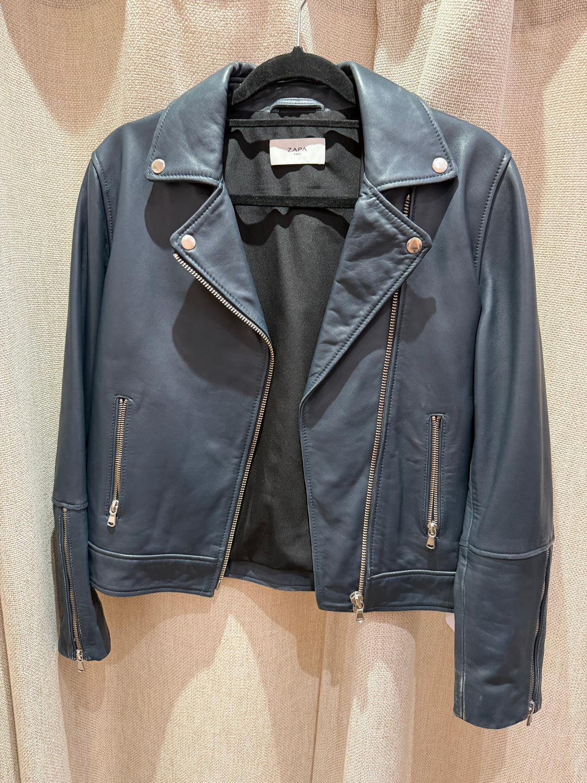 Veste en cuir Zapa T.L 04/10