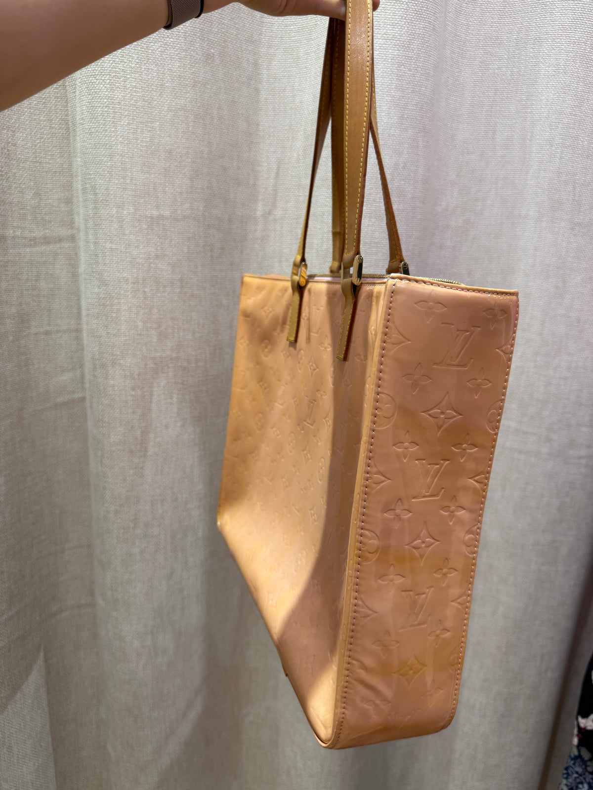 Sac rose Louis Vuitton vernis 08/07