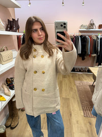 Manteau en laine beige - Bellantani - Taille 40 20/09