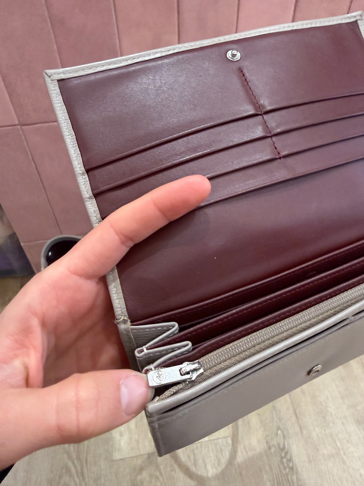 Sac Longchamp + portefeuille en cuir