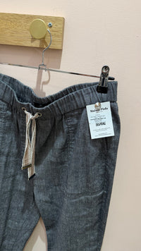One Step - Pantalon gris chiné - T.40