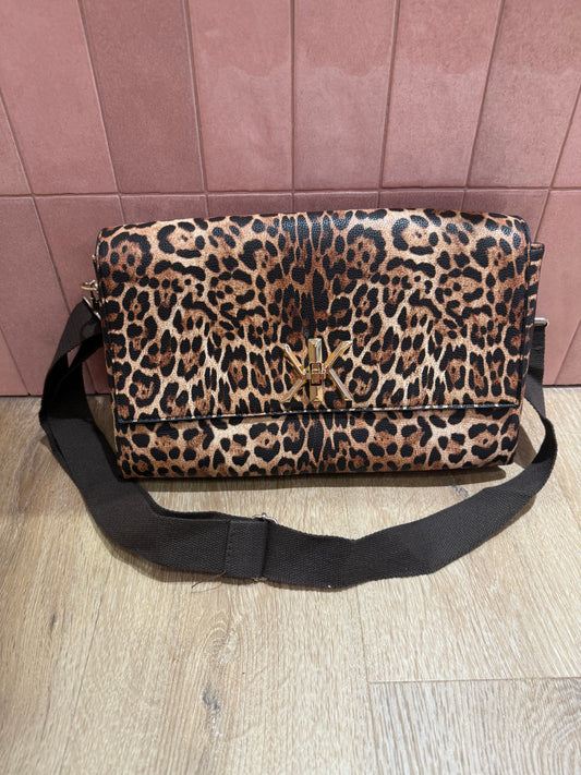 Sac léopard en simili cuir