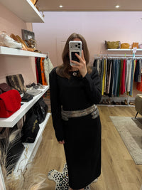 Ensemble Pinko noir top et jupe T.40 02/08
