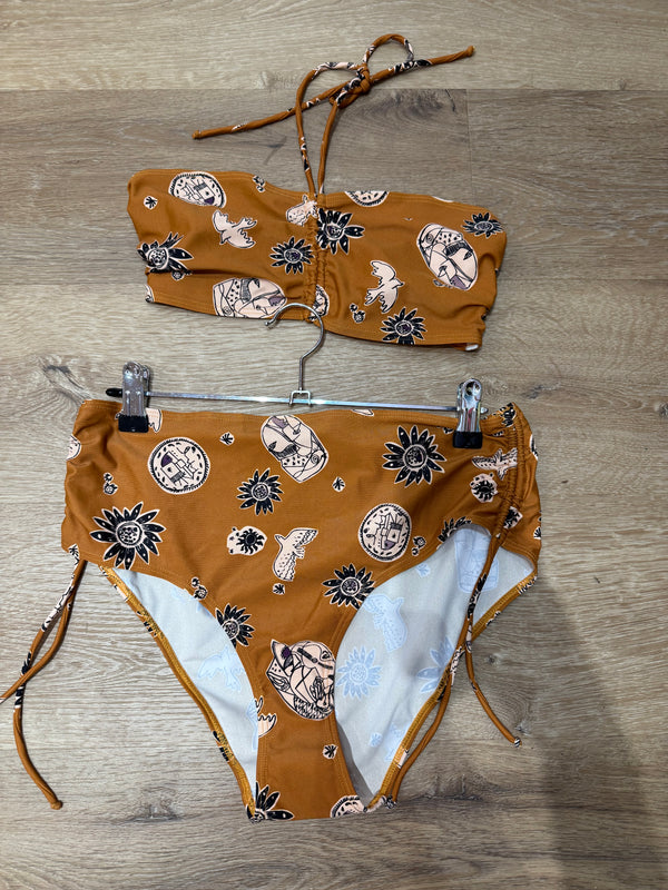 Sessùn Maillot de bain marron T.L 19/07