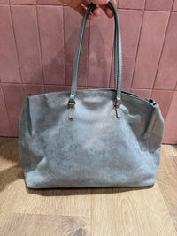 Sac vert argenté Furla