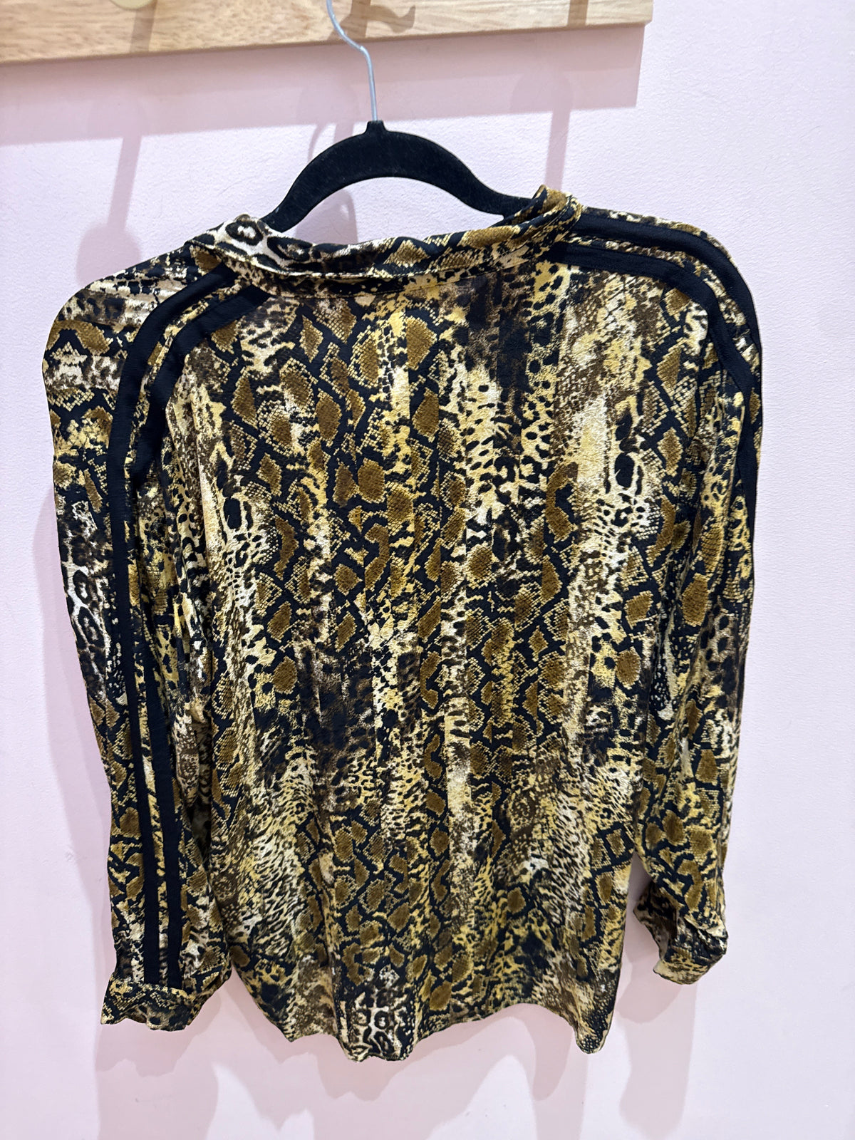 Blouse Ba&sh jaune serpent T.M