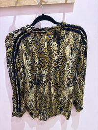 Blouse Ba&sh jaune serpent T.M