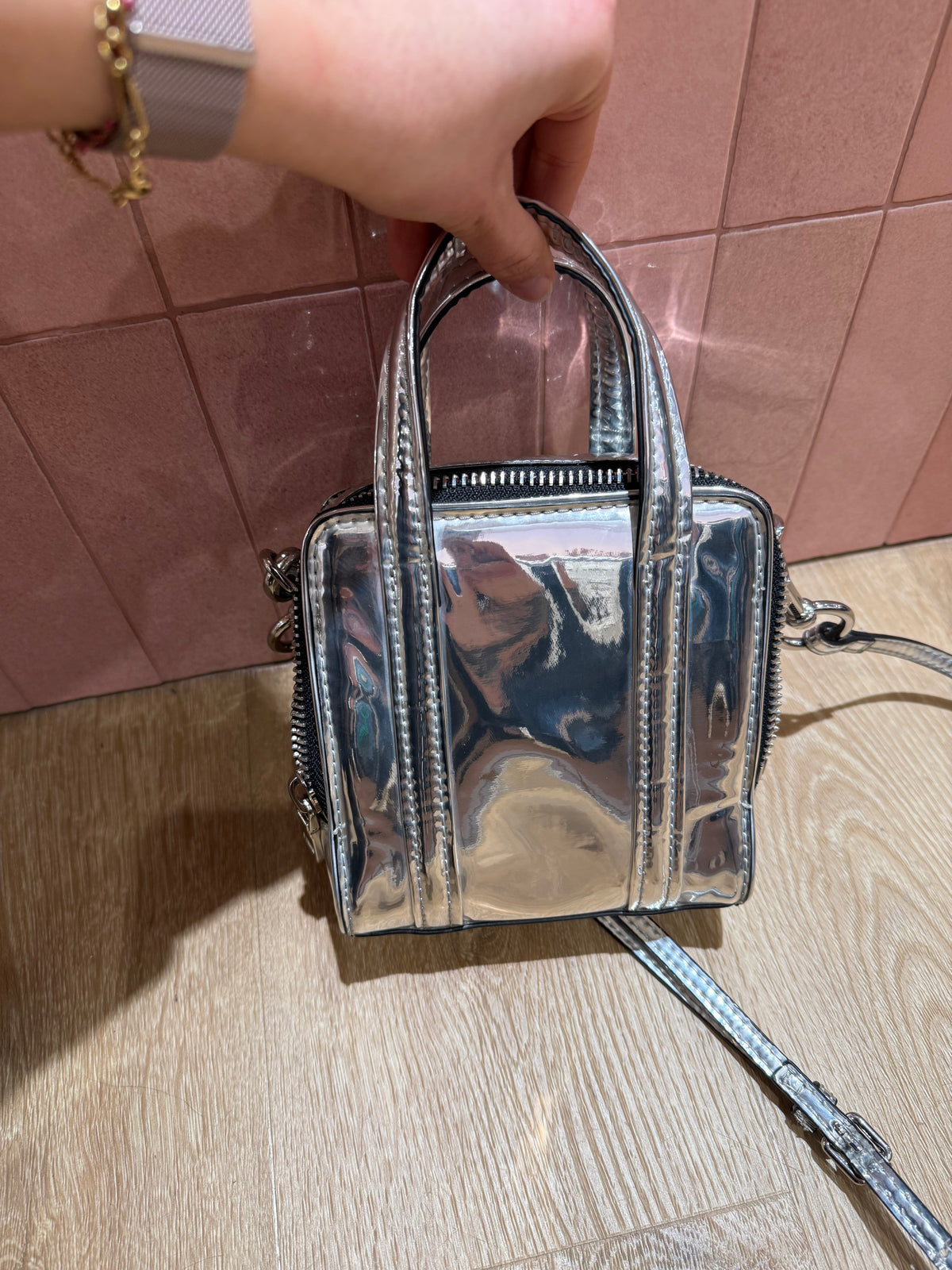 Sac argenté essentiels