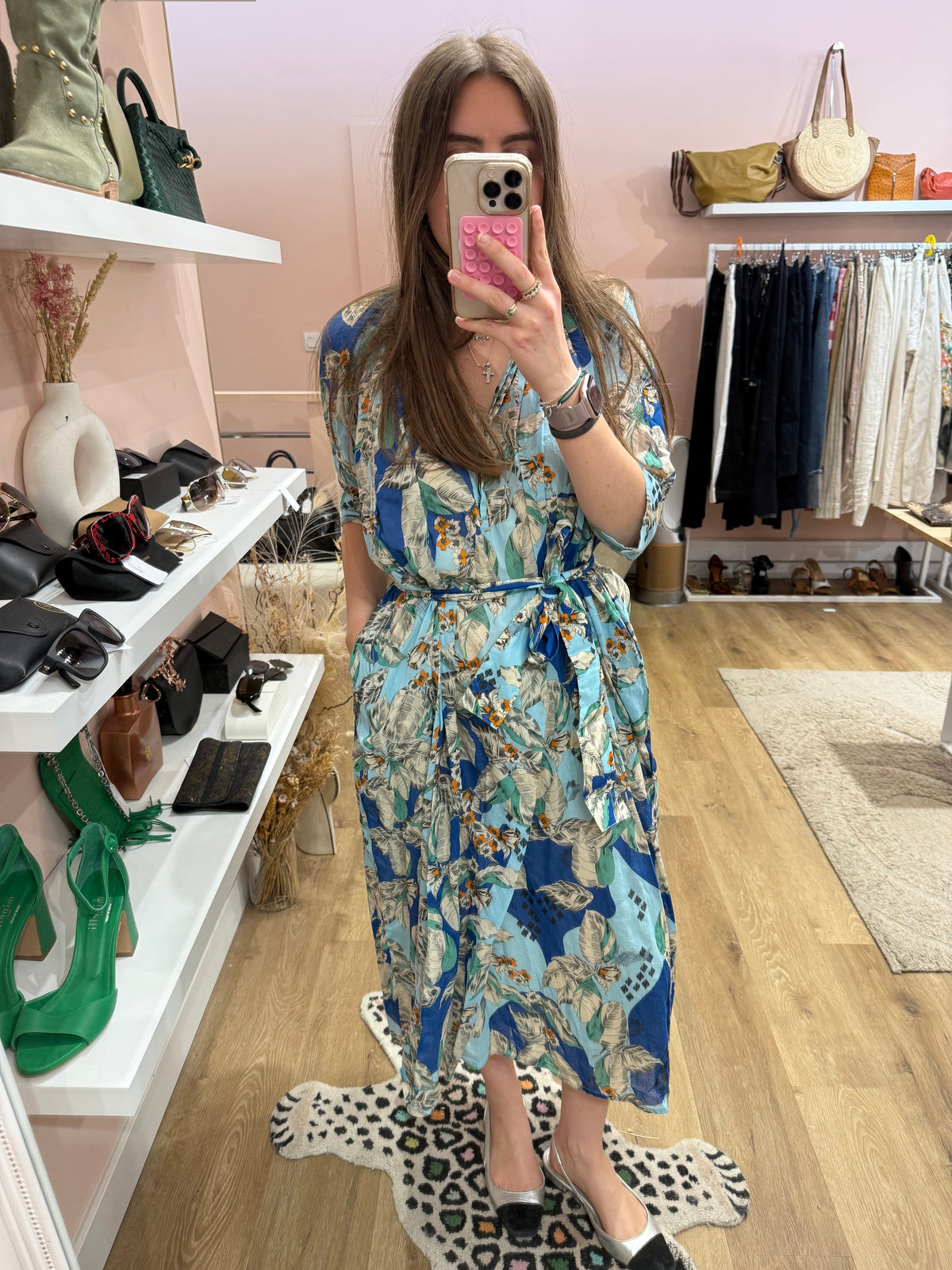 Belle Pièce Robe longue bleue T.XS/S 06/06