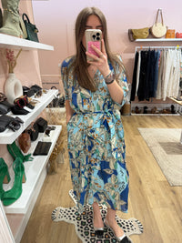 Belle Pièce Robe longue bleue T.XS/S 06/06