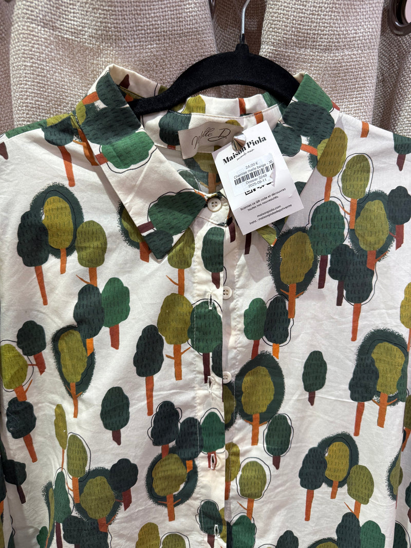 Chemise melle beige