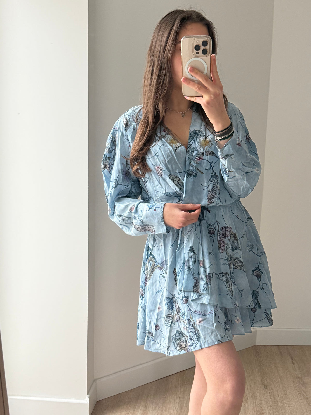 robe bleu patineuse zadig & voltaire Taille L