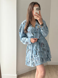 robe bleu patineuse zadig & voltaire Taille L