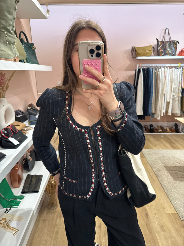 Veste Isabel Marant Bleu marine T.38 04/06