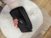 Porte-monnaie IKKS cuir noir